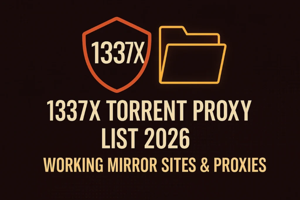 1337x Torrent Proxy Working Domain
